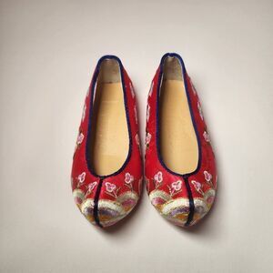 Flower Shoes Hanbok Accessory Korean Traditional New Year Birthday Baby Girl 135